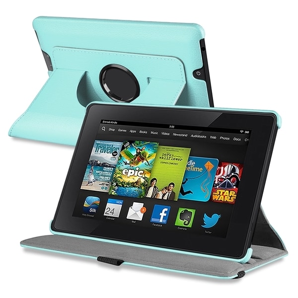 BasAcc Swivel Stand Leather Case for Amazon Kindle Fire HD 7-inch 2013