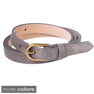 American Apparel Women's Skinny Suede Belt