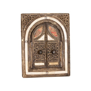 Price Aquify Hand-embossed Double-door Wall Mirror (Morocco)