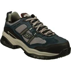 Men's Skechers Work Relaxed Fit Soft Stride Grinnell Comp Navy/Gray-Image