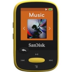 SanDisk Clip Sport SDMX24-004G 4 GB Flash MP3 Player - Yellow