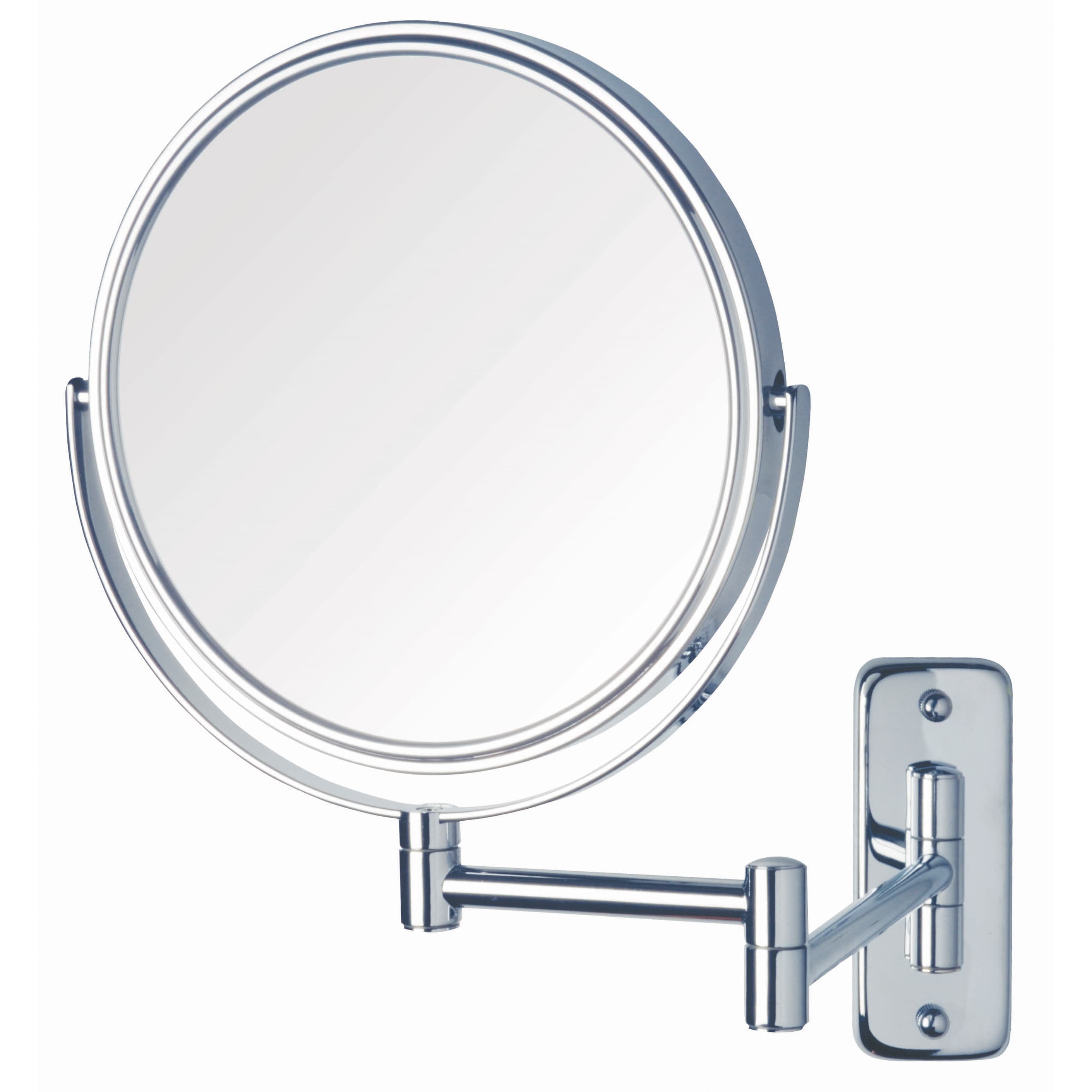 Jerdon 8inch TwoSided 5x Wall Mount Mirror in Chrome Overstock