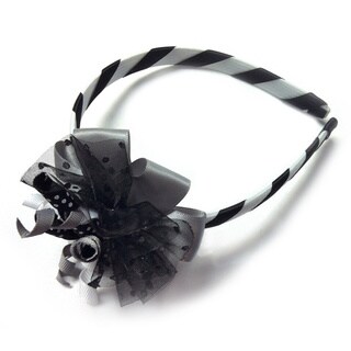 Superflykids Grey Polka Dots Deluxe Headband-Image