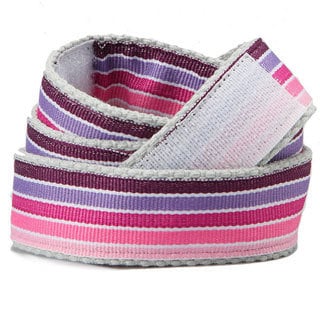 Superflykids 'Pinkletoes' Purple Printed Hook-and-loop Belt-Image