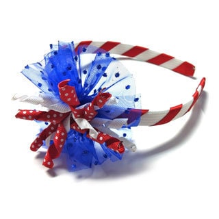 Superflykids 'Firecracker' Blue Deluxe Korker Headband-Image