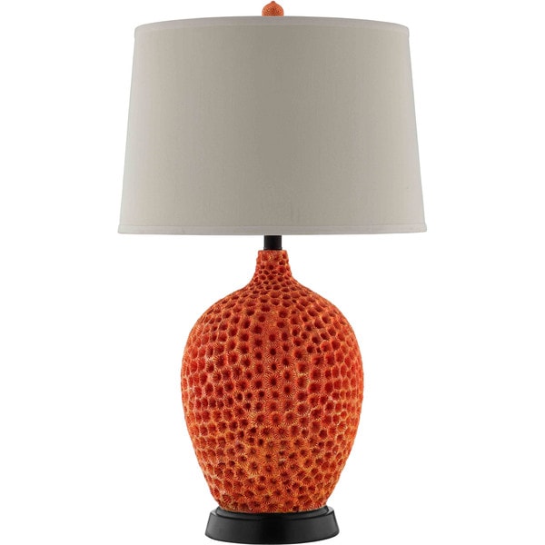 Wakefield 1-light Coral Table Lamp - 16048958 - Overstock.com Shopping