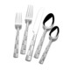 Towle Living Checkered Frost 62-piece Flatware Set with Wire Caddy