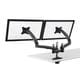 Cotytech Dark Grey Expandable Dual Desk Mount Spring Arm DM-GMD12