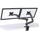 Cotytech Dark Grey Expandable Dual Desk Mount Spring Arm DM-GM212