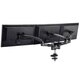 Cotytech Dark Grey Triple Monitor Desk Mount Spring Arm 