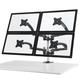 Cotytech Dark Grey Four Monitor Desk Mount Spring Arm 