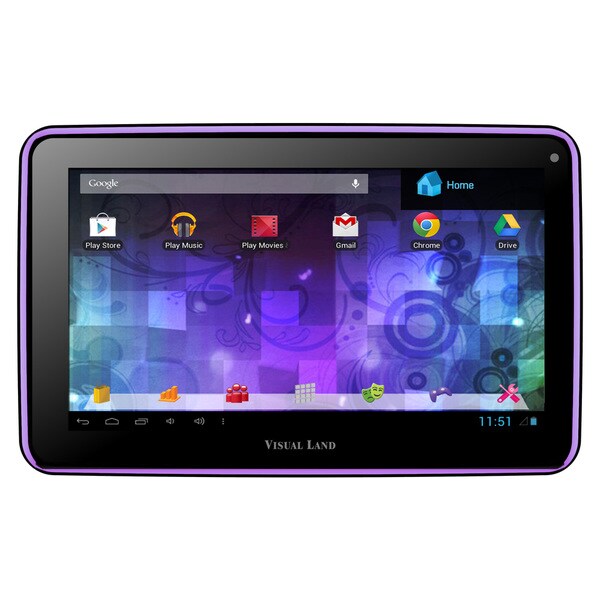 Visual Land Prestige Pro 7D with Pro Folio Bundle (Lilac)