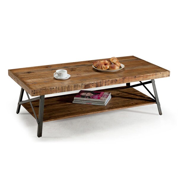 Emerald Chandler Reclaimedlook Wood Cocktail Table 16050859