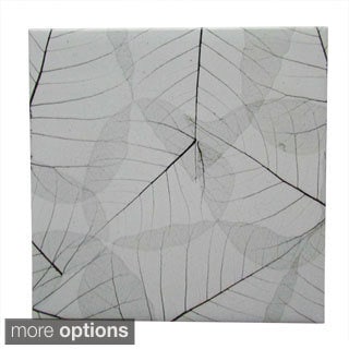 (_ _ ) Skeletons of Leaves Modern Ceramic Wall Tiles (Pack of 20) (Samples Available)