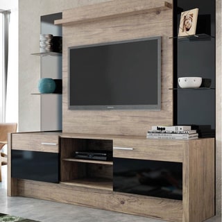 Rustic Modern Entertainment Center