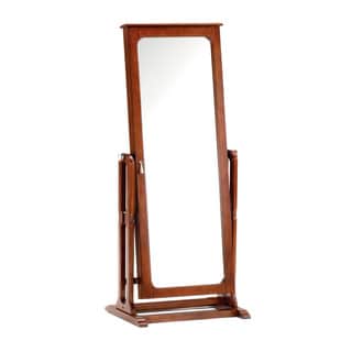 Hot Deal Cherrywood Jewelry Armoire with Mirror