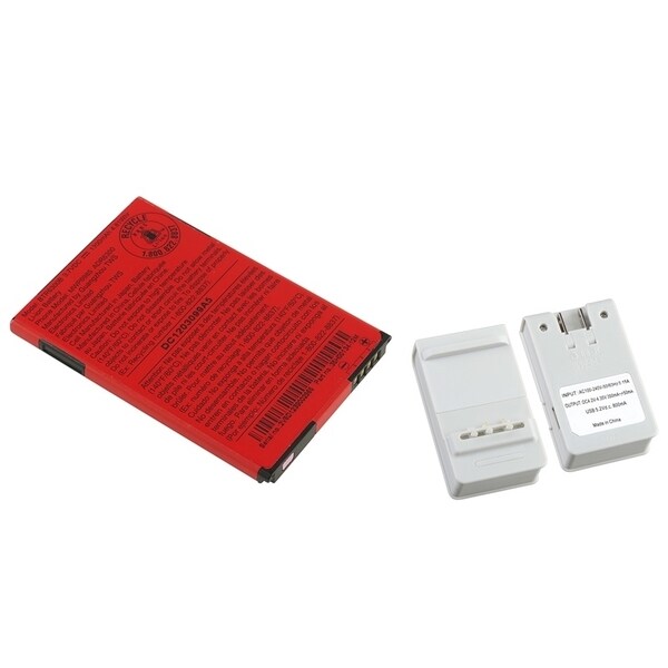 Insten Battery Wall Desktop Charger with USB Output/ HTC Rechargeable Standard OEM Battery BTR6300B for HTC Droid Incredible