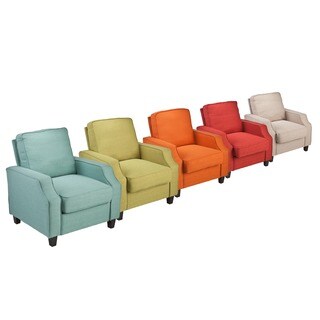 (>_<)  Upton Home 'Corey' Cherry Red Upholstered Arm Chair