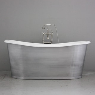 'The Pershore68' 68-inch Cast Iron French Bateau Bathtub-Image