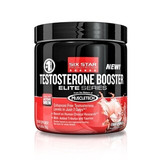 Six Star Elite Series Testosterone Booster Fruit Punch Flavor (0.46 pound)-Image