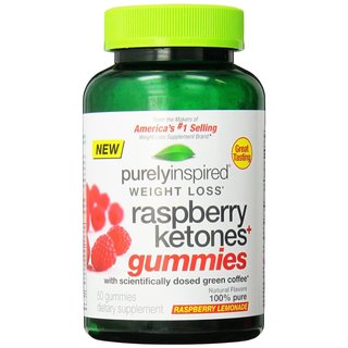 Purely Inspired Raspberry Ketones Gummies Raspberry Lemonade Flavor (50 Count)-Image