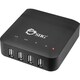 SIIG 6.2A USB Power Adapter - 4-Port (Black)