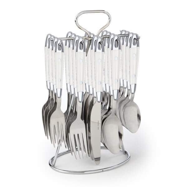 Cambridge 'Caravel' White 20-piece Flatware Set