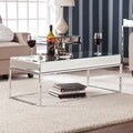 Upton Home Adelie Mirrored Coffee/ Cocktail Table