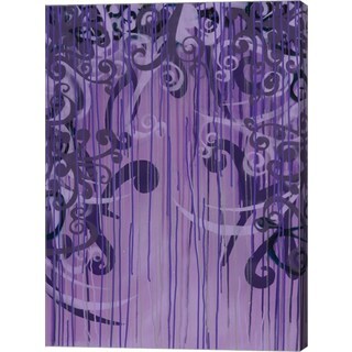 (^ ^)// Sid Rativo 'In the Thistles 5' Gallery-wrapped Canvas Art