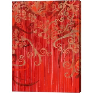 Buy Cheap Sid Rativo 'In the Thistles 6' Gallery-wrapped Canvas Art