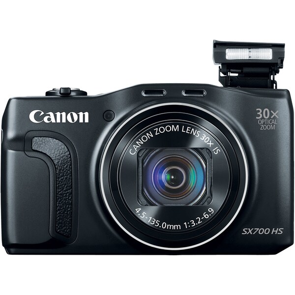 Canon PowerShot SX700 HS 16.1 Megapixel Compact Camera - Black