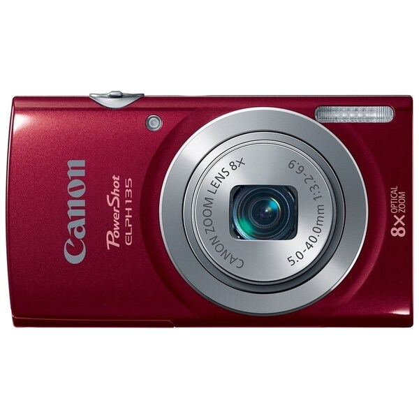 Canon PowerShot 135 16MP Red Digital Camera