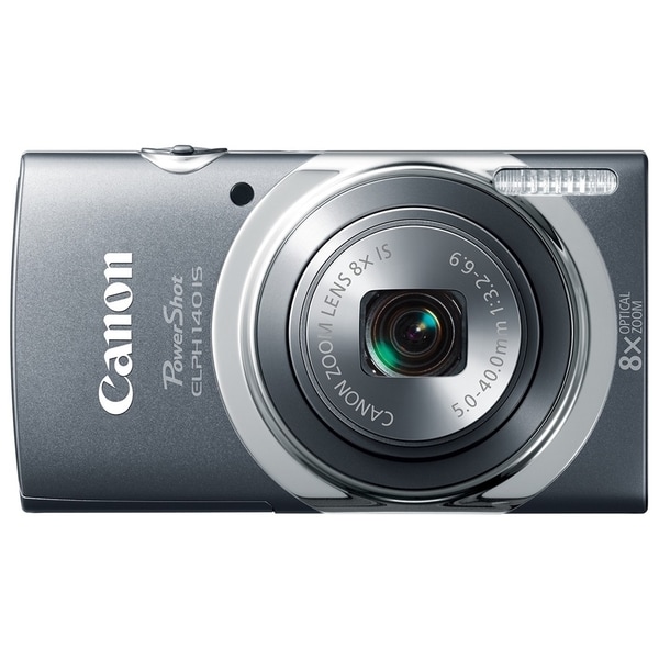 Canon PowerShot 140 IS 16 Megapixel Compact Camera - Gray