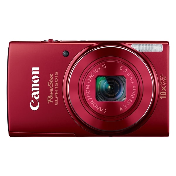 Canon PowerShot 150IS 20MP Red Digital Camera