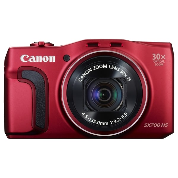 Canon PowerShot SX700 HS 16.1 Megapixel Compact Camera - Red