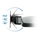 Mount-It! Full Motion Monitor Desk Mount with Quick Release Dual Arm 