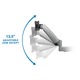 Mount-It! Full Motion Monitor Desk Mount with Quick Release Dual Arm 