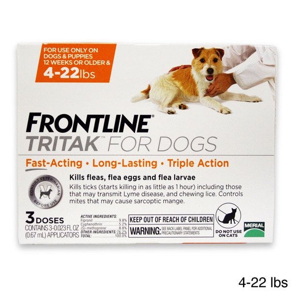 Frontline Tritak Flea/ Tick Treatment for Dogs (3 Month Supply ...