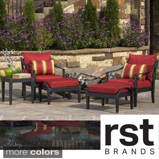 (>_<)  RST Brands Astoria 5-piece Club Chair and Ottoman Set