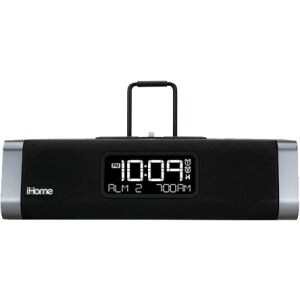 iHome IDL45 Desktop Clock Radio - Stereo - Apple Dock Interface - Pro