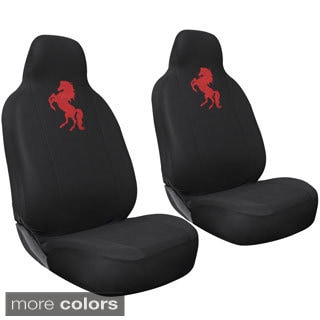 Oxgord Wild Horse High-back Front Chair Seat Covers (Set of 2)-Image