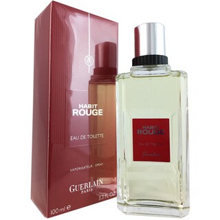 Habit Rouge by Guerlain 3.4-ounce Men's Eau de Toilette Spray
