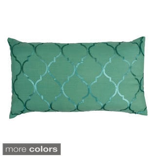 Great Prices 'Kimberly' Sequined Moroccan Pattern Throw Feather Fill Pillow (12 x 20 inches)