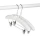 Whitmor White Satin Extra Padded Damask Hangers (Set of 2)
