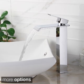 See Reviews Elite 8816 Single-lever Waterfall Bathroom Sink Faucet