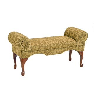 --->  Mocha Traditional Boudoir Bench