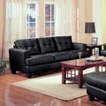 review detail Samuel Contemporary Bonded Leather Sofa