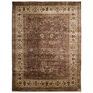Best Shopping Safavieh Hand-knotted Ganges River Purple/ Light Green Wool Rug (8' x 10')