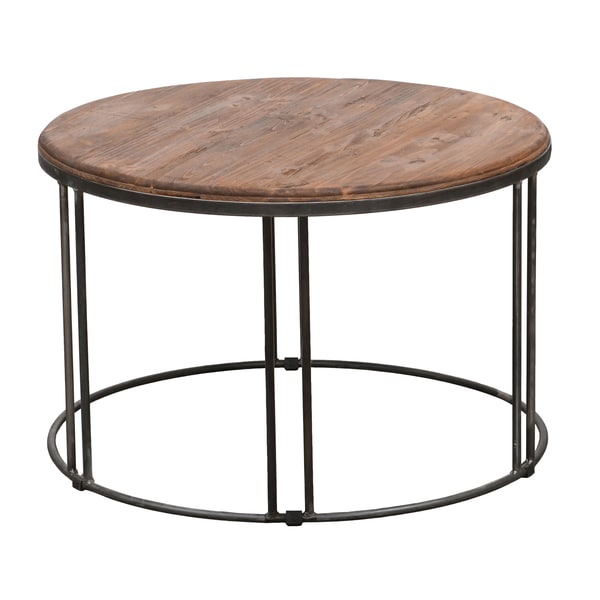 wood and iron coffee tables