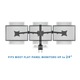 Mount-It! 24-inch Triple Monitor Desk Mount